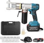 TOORGO Cordless Hydraulic Cable Lug Crimper Tool