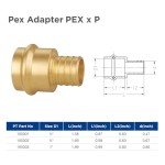 Cherbo 10 Pack 1/2" Pex Press Fittings