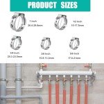 120 Pack Stainless Steel Pex Crimp Rings