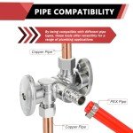 20-Pack Angle Stop Valves with Handles