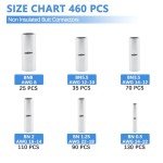 460 PCS Butt Connectors Kit for Wiring