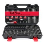Precision 260-Piece Screwdriver Bit Set with Holder