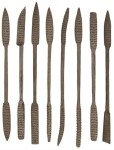 SE 8-Piece Heavy Wood Rasp Riffler File Set