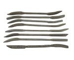 SE 8-Piece Heavy Wood Rasp Riffler File Set
