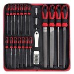 57-Piece Metal & Wood File Rasp Set