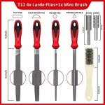 57-Piece Metal & Wood File Rasp Set