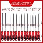 57-Piece Metal & Wood File Rasp Set