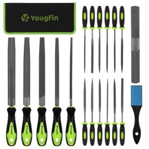 Yougfin 19-Piece Metal and Needle File Set