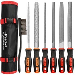 Preciva 7-Piece Metal and Wood File Set