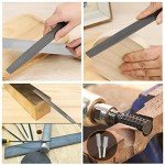 57-Piece Metal & Wood File Rasp Set