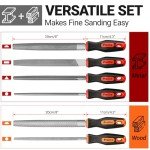 Preciva 7-Piece Metal File Set with Tool Bag