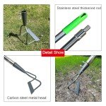 Adjustable Long-Handle Garden Hoe for Easy Weeding