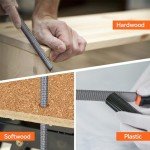 Preciva 7-Piece Metal File Set with Tool Bag