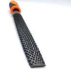 Edward Tools 8" Half-Round Rasp with Rubber Handle