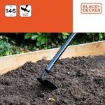 BLACK+DECKER Garden Hoe for Weeding and Tillage