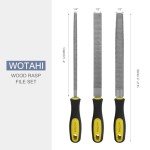 WOTAHI 3-Piece Wood Rasp File Set
