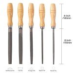 High Carbon Steel File Set - 5 Pieces