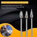 10-Piece Carbide Burr Set for Dremel Tools