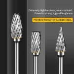 10-Piece Carbide Burr Set for Dremel Tools