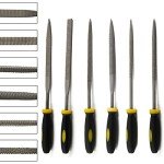 6-Piece Carbon Steel Metal File Set