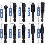 Wolfride 10-Piece Rotary Rasp File Set