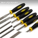 6-Piece Carbon Steel Metal File Set
