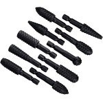 Yakamoz 10-Piece Rotary Rasp File Set
