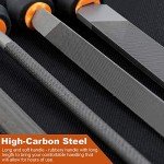 19-Piece Metal File Set with Portable Case