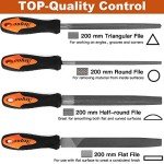 19-Piece Metal File Set with Portable Case