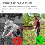 NBGYTECH Long Handle Hoe for Gardening and Weeding