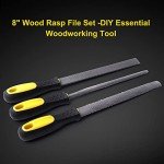 ATOPLEE 3-Piece Metal and Wood File Set