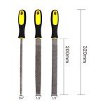ATOPLEE 3-Piece Metal and Wood File Set