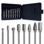 8-Piece Carbide Burr Set for Grinding & Polishing