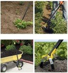 MLHpeak Adjustable Long Handle Hula Garden Hoe