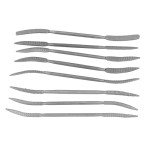 8-Piece Double-Ended Wood Files and Rasps Set