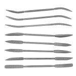 8-Piece Double-Ended Wood Files and Rasps Set