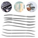 8-Piece Double-Ended Wood Files and Rasps Set
