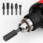 10-Piece Rotary Burr Set for Woodworking