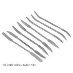 8-Piece Double-Ended Wood Files and Rasps Set