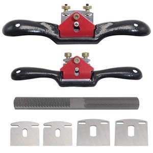 KOOTANS Adjustable Spokeshave Set with Rasp File
