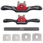 KOOTANS 2pcs Adjustable Spokeshave and Rasp File
