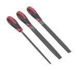 KING Steel File Set with Cushioned Grip Handles