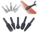 5-Piece Steel Rotary Rasp File Set