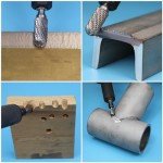 8-Piece Carbide Burr Set with Wood Base