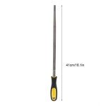 12" Round Mill File Rasp with Handle