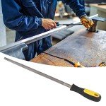 12" Round Mill File Rasp with Handle