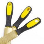 4pcs Golden Wood Rasp Double-Sided Woodworking Tools