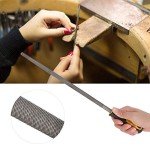 12" Round Mill File Rasp with Handle