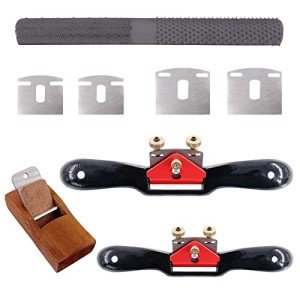 Adjustable Spokeshave Set with Replacement Blades