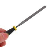 6-Piece Woodworking Rasp File Set with Grip Handles